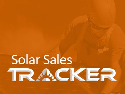 solar sales tracker